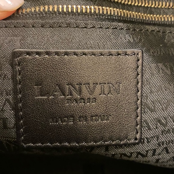 Gray Lanvin ahoulder bag with chain only - Picture 4 of 4